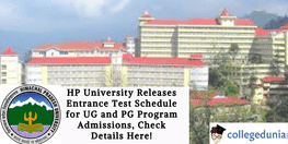 HP University Entrance Test Schedule Out